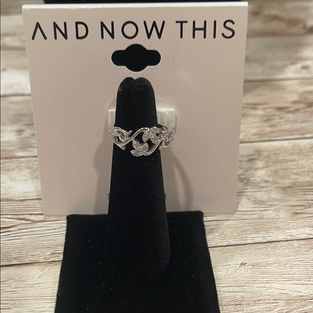 And Now This Elegant Silver‎ Knot Ring Size 8